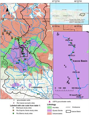 Lithological Control of Stream Chemistry in the Luquillo Mountains, Puerto Rico